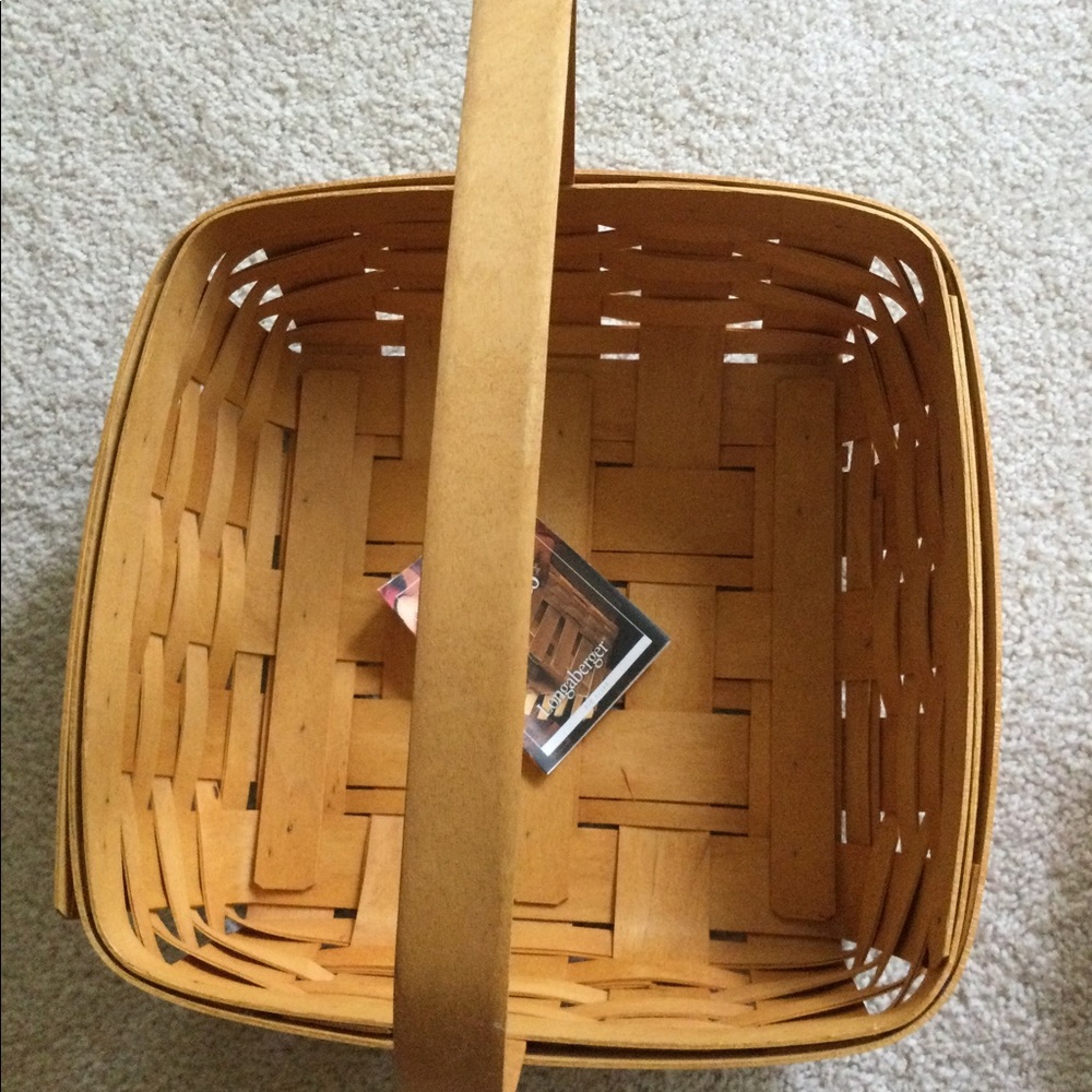 Longaberger Classic Pie Basket Combo Single Handle - Picture 4 of 10